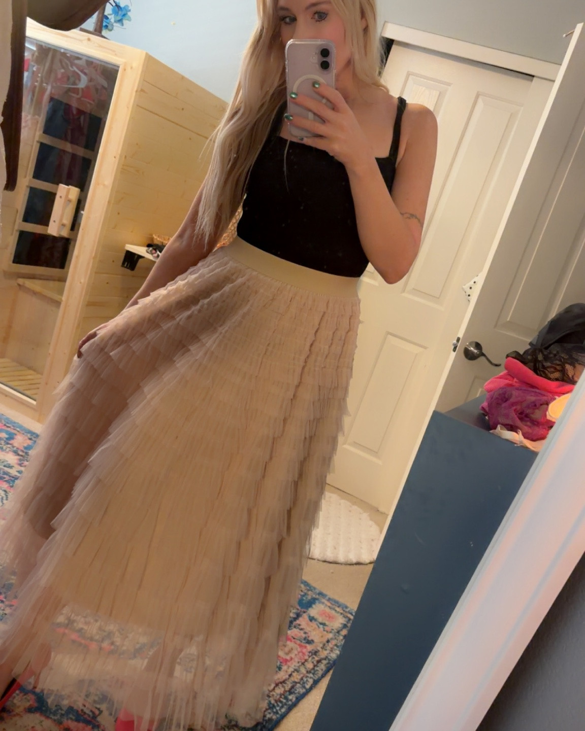 Gorgeous maxi skirt from Amazon 💗