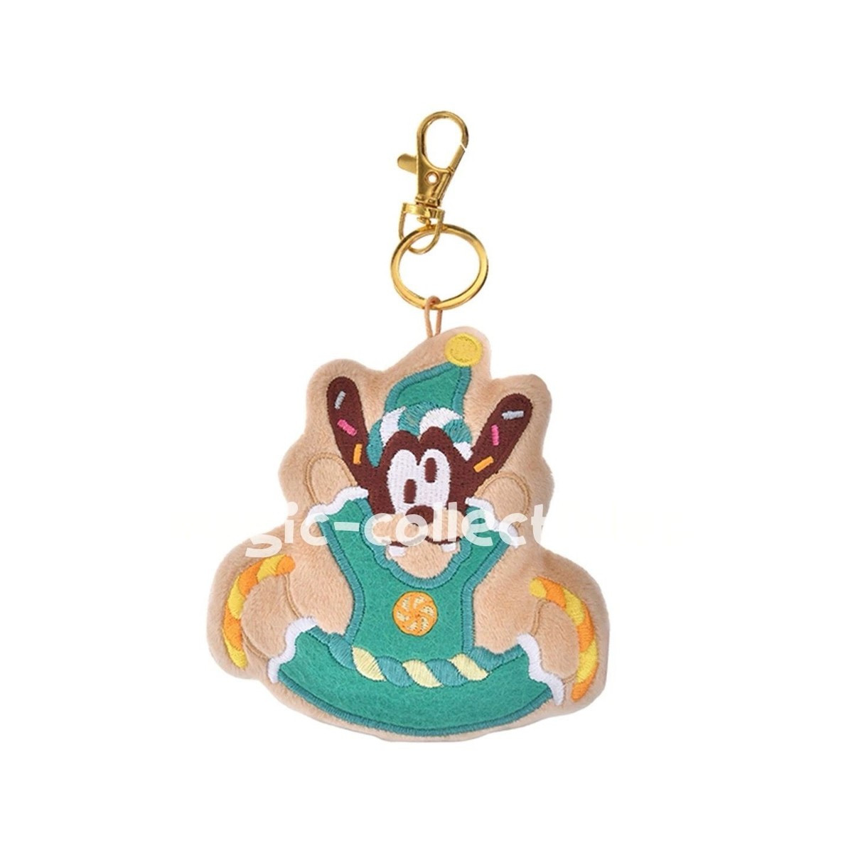 2025 Shanghai Disney Christmas Goofy gingerbread man plush bag charm | eBay US