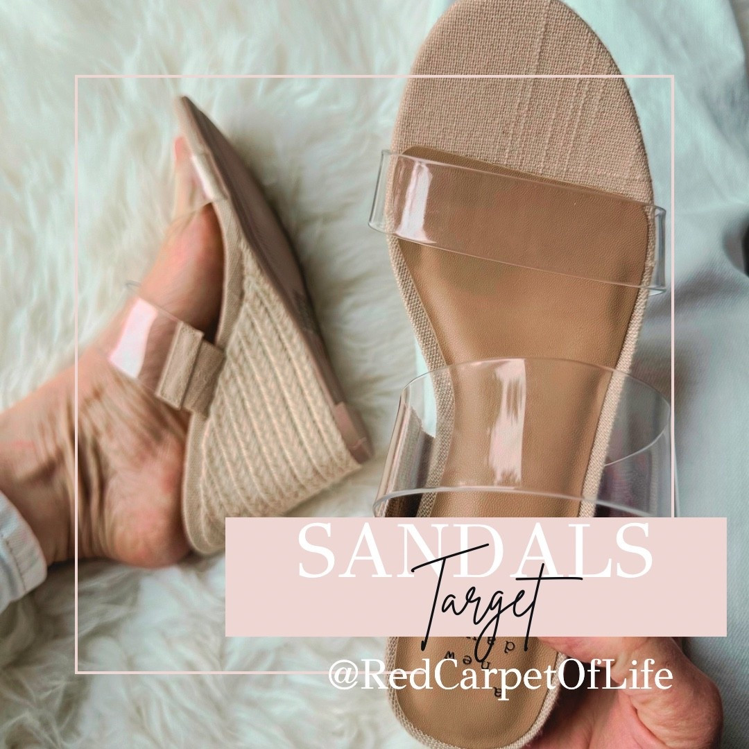 If you’re looking for affordable shoes or began leather options, Target has some great ones. A lot of them have memory foam soles which make them comfortable. These clear sandals go with most everything , day and night.

Red carpet of Life, Target finds, summer sandals 

#LTKShoeCrush #LTKSeasonal