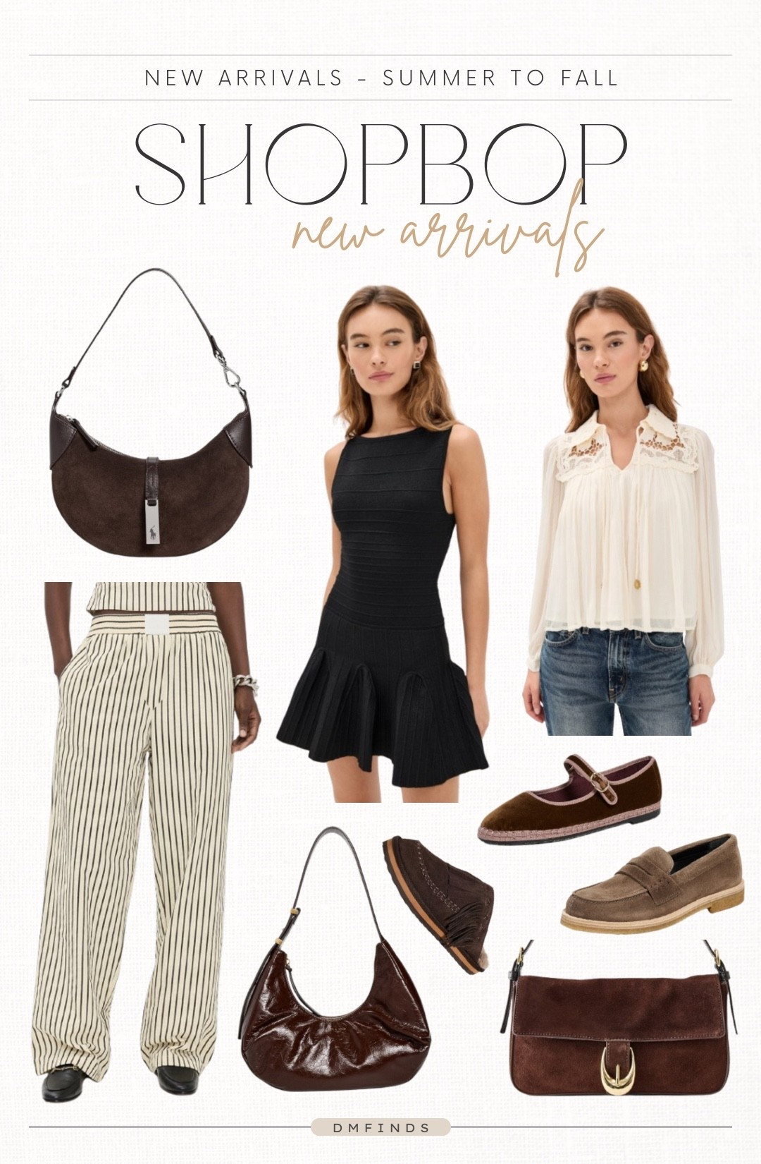 new arrivals at shopbop - summer to fall transition outfits / it bag for fall / flats shoes for fall #LTKsummer 

#LTKautumn