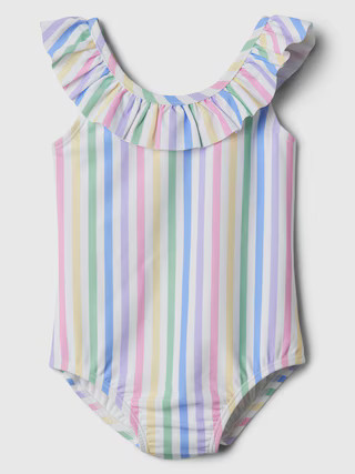 babyGap Ruffle Swim One-Piece | Gap Factory