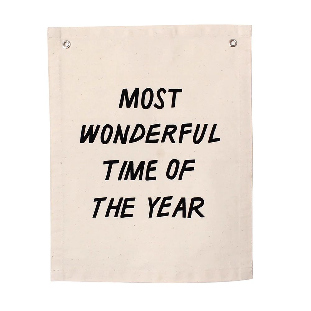 "Most Wonderful Time of the Year" Banner | Shop Sweet Lulu