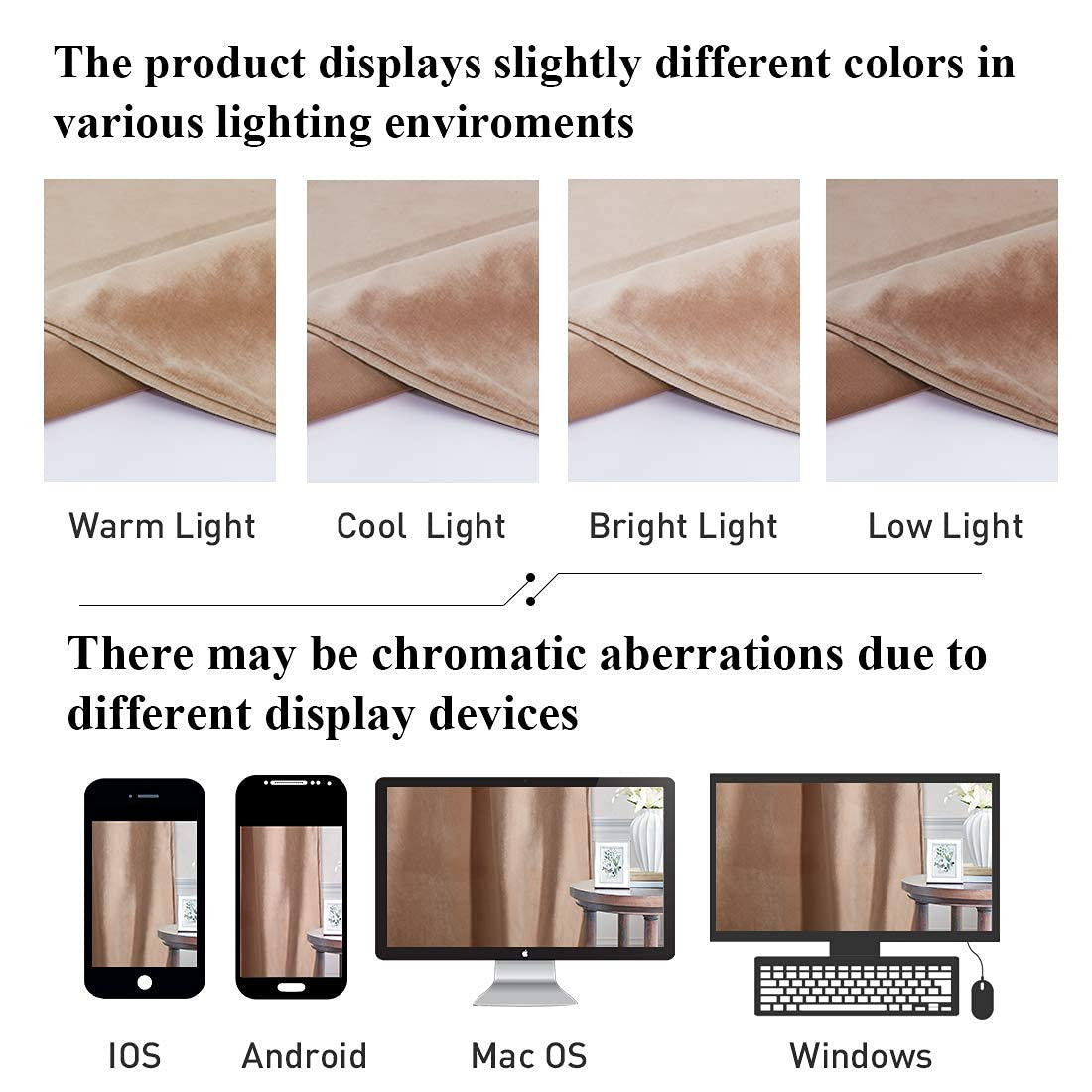 Nursery Sunlight Blush Velvet Curtains - Elegant Interior Decoration Large Window Blackout Velvet... | Amazon (US)