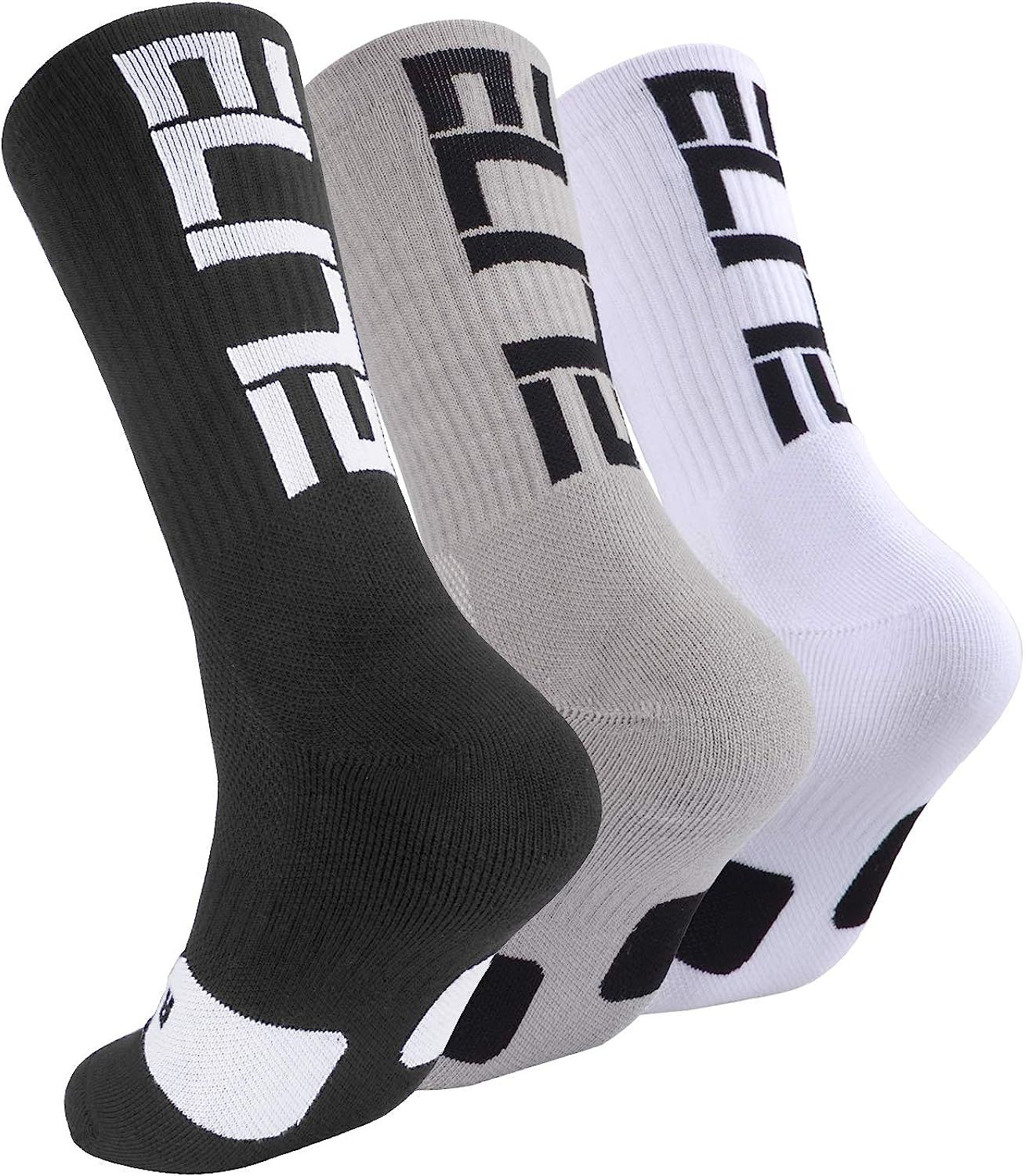 Elite Basketball Socks, Cushioned Athletic Sports Crew Socks for Men Boy Women Girl at Amazon Men... | Amazon (US)