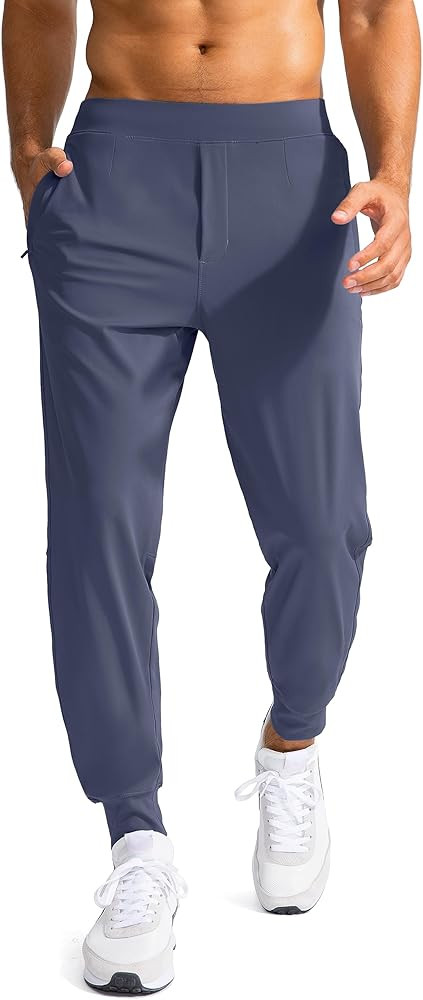 G Gradual Men's Golf Joggers Pants with Zipper Pockets Stretch Sweatpants Slim Fit Track Pants Jo... | Amazon (US)