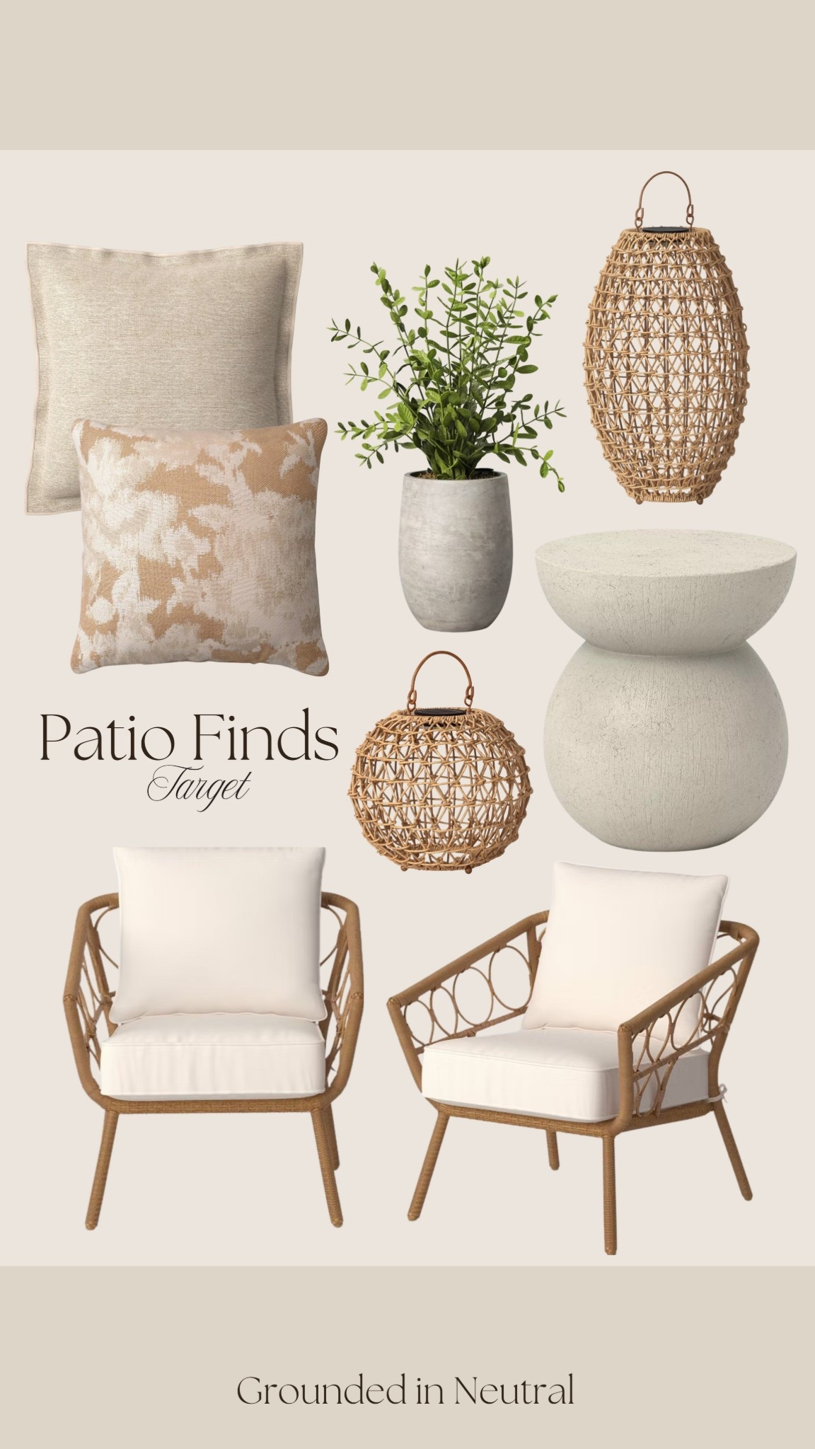 Target outdoor patio finds 🤍

#LTKSaleAlert #LTKSeasonal #LTKHome