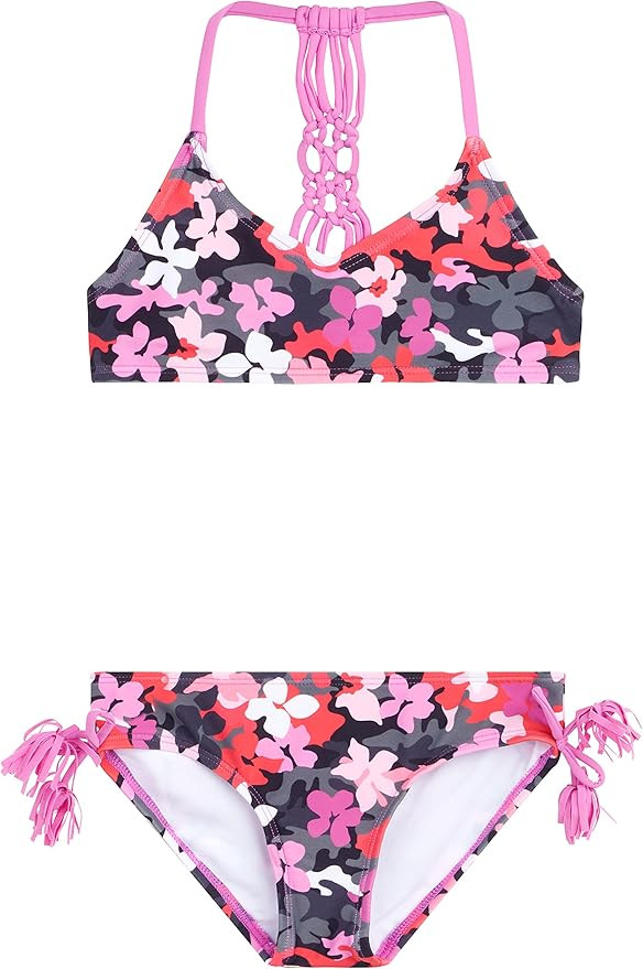 Kanu Surf Girls Willow V-Neck Bikini Beach Sport 2-Piece Swimsuits | Amazon (US)