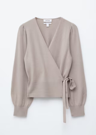 Strickjacke in Wickeloptik aus Merinowolle | & Other Stories EU