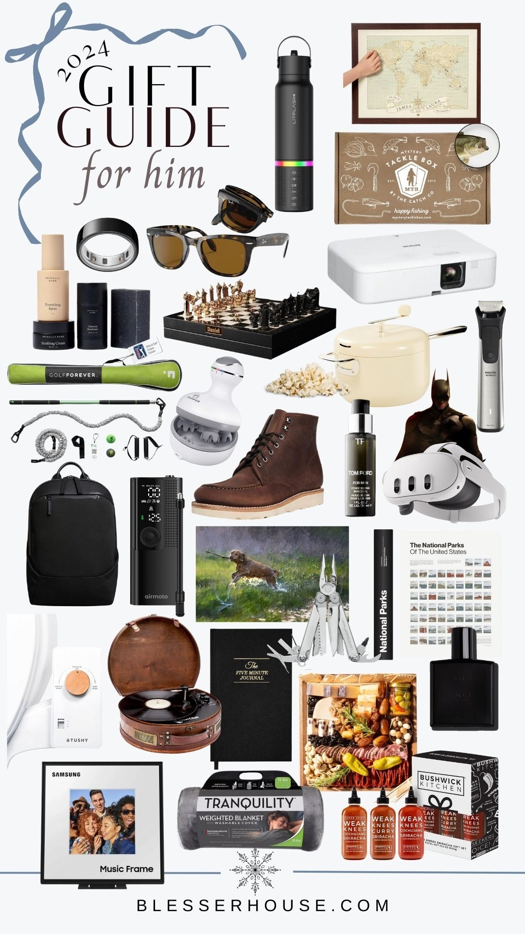Gift Guide for him : dad, husband? boyfriend, brother, uncle, grandpa, coworker

gift guide for him, 2024 gift ideas for men, luxury gifts for men, travel gifts for him, outdoor gifts for men, tech gadgets for him, personalized map gift, stylish sunglasses for men, smart water bottle, vintage chess set, men’s grooming kit, portable projector, weighted blanket, leather boots, massage gun, portable record player, five-minute journal, outdoor adventure gifts, unique gifts for him, men’s cologne gift, holiday gifts for husband, practical gifts for dad, gourmet gift box for him, camping and hiking gear, national parks poster, tool kit for men

#LTKGiftGuide