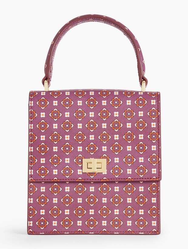 Neely & Chloe™ Saffiano Leather Bag - Dainty Medallion | Talbots