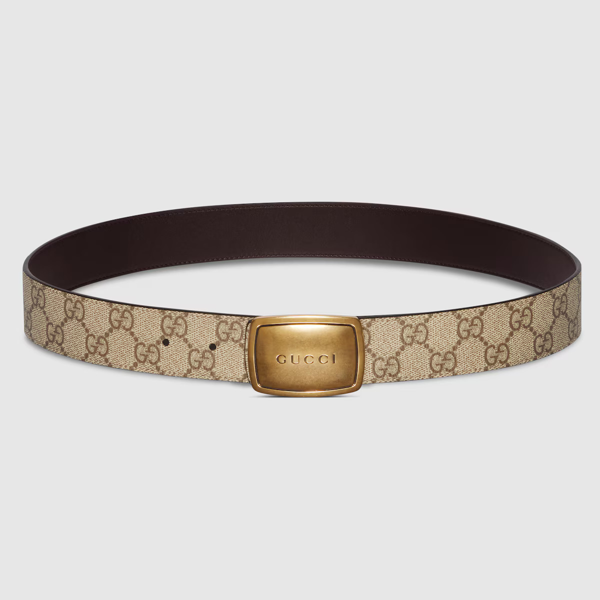 Gucci - Belt with plaque buckle | Gucci (US)