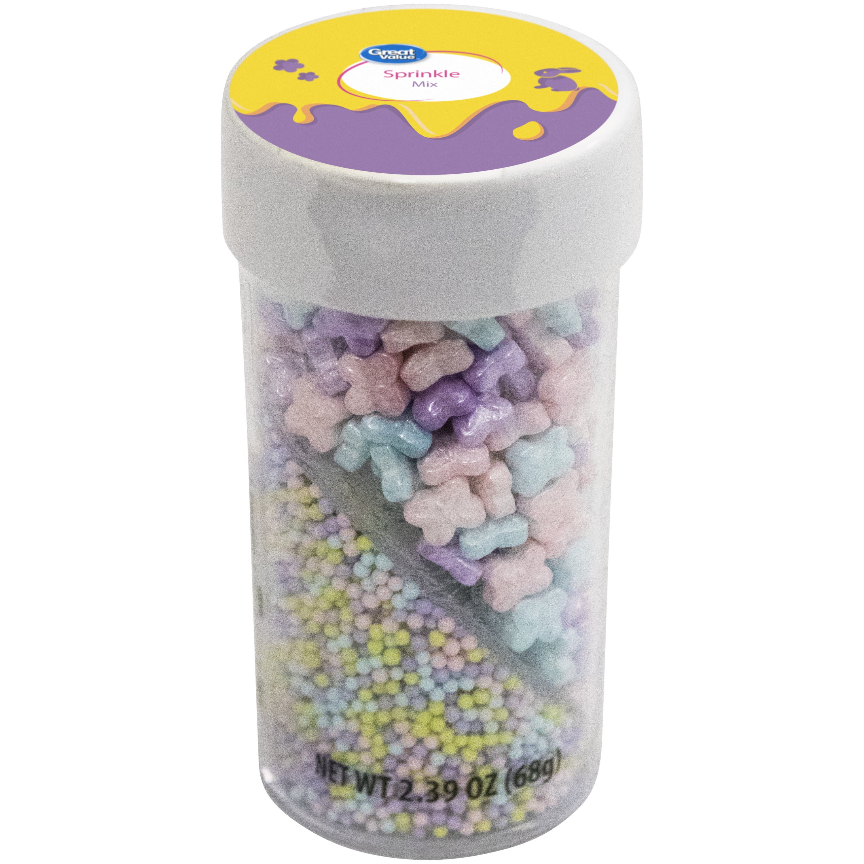 Great Value Easter Butterfly and Nonpareils Easter Sprinkles Mix, 2.39 oz. | Walmart (US)