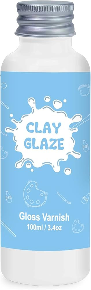 100ml Air Dry Clay Glaze, Air Dry Clay Varnish Can Not Only Used to Prevent Clay Cracking, Scratc... | Amazon (US)