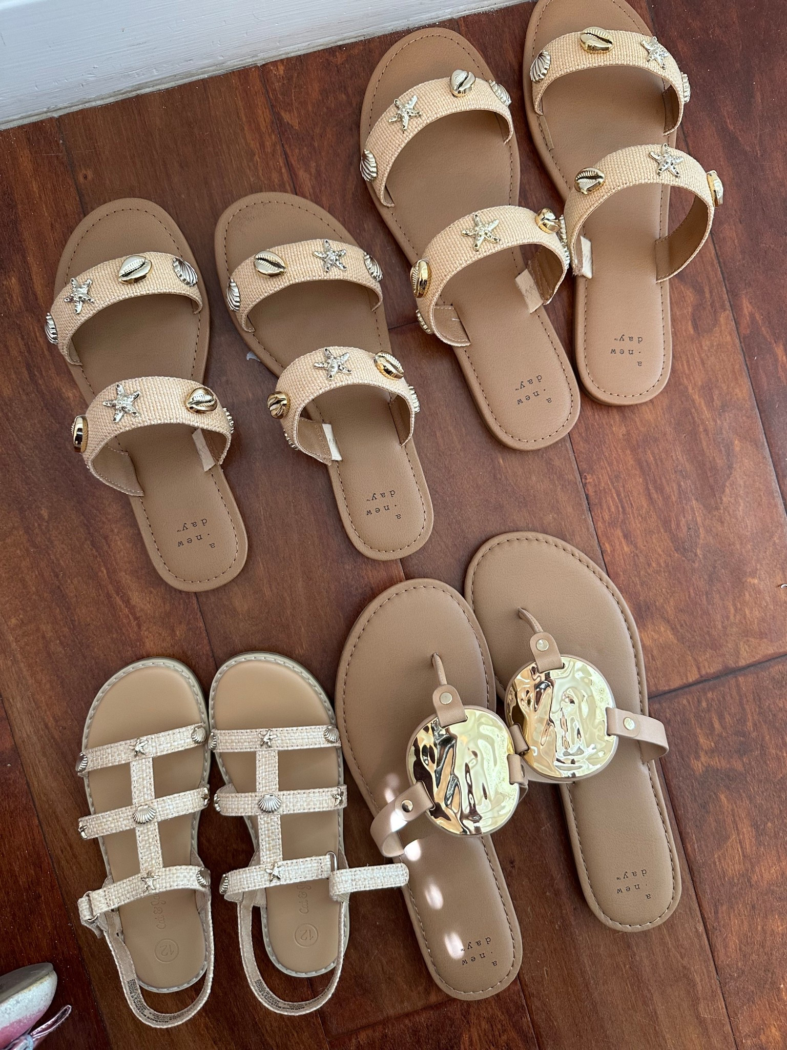 Cutest matching raffia and gold nautical sandals for summer! Mommy and me styles for toddler girls, big girls, and adults! Love these Target sandals for summer - great bargain too! Perfect summer vacation sandals 

#LTKFindsUnder50 #LTKKids #LTKSeasonal