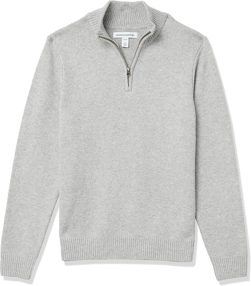 Amazon Essentials Men's Long-Sleeve Soft Touch Quarter-Zip Sweater | Amazon (US)