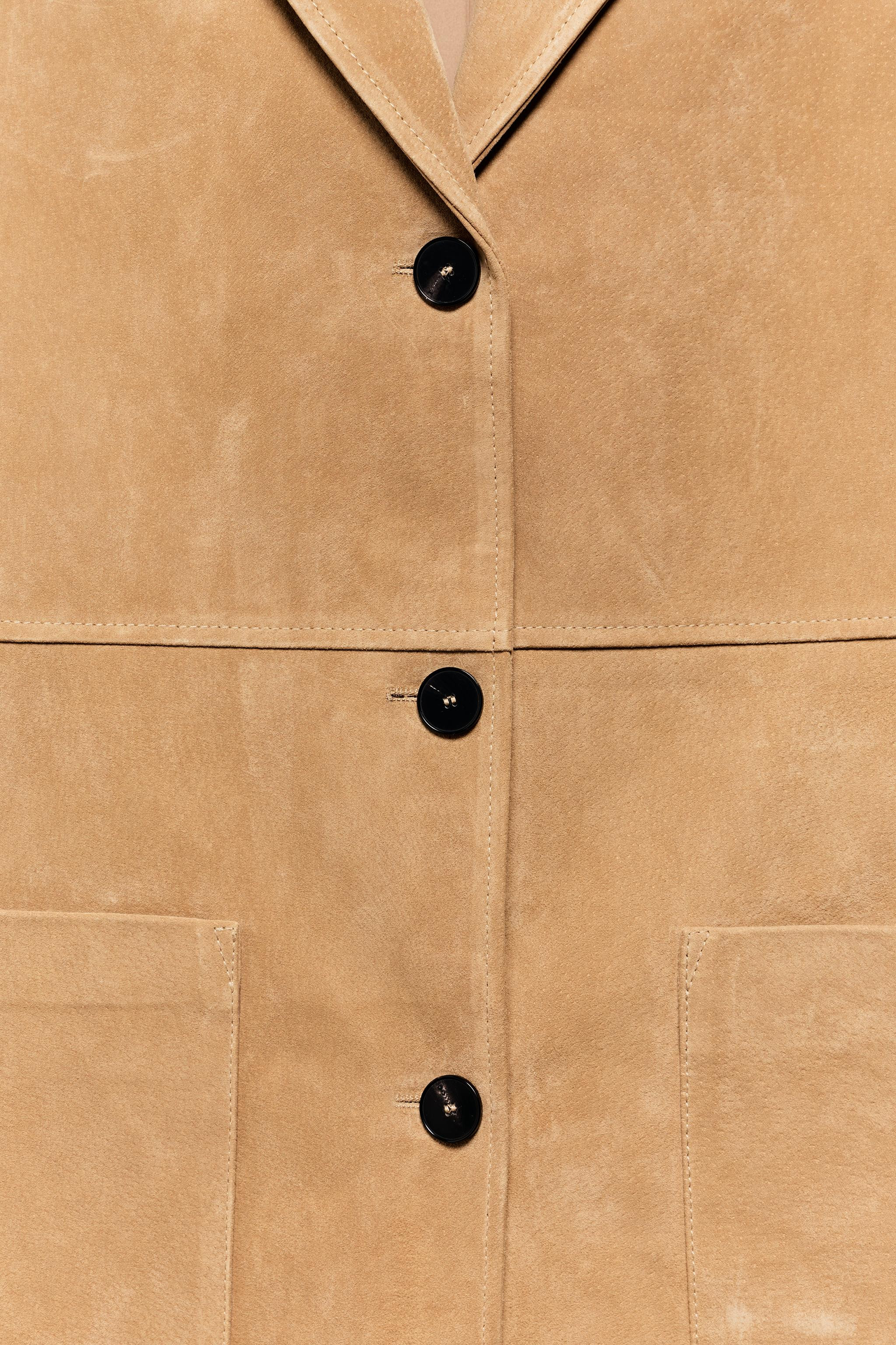 100% SUEDE LEATHER JACKET | Zara AU