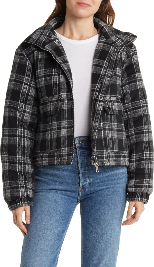 Elodie Plaid Puffer Jacket | Nordstromrack | Nordstrom Rack