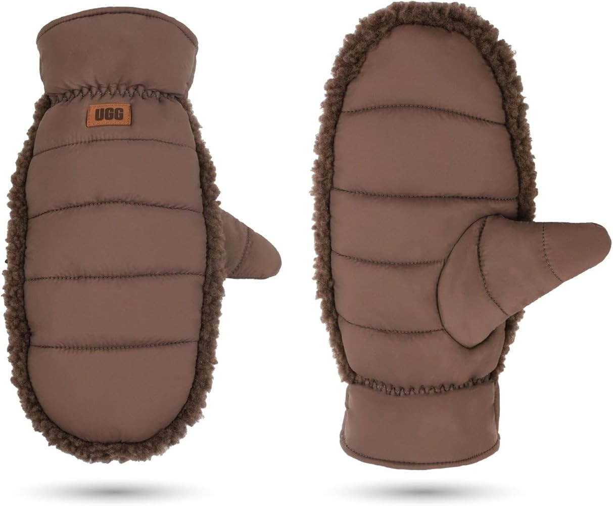 UGG womens Aw Uggfluff Mitten | Amazon (US)