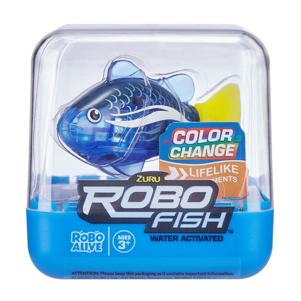 Robo Alive Electronic Interactive Fish Blue | Walmart (US)