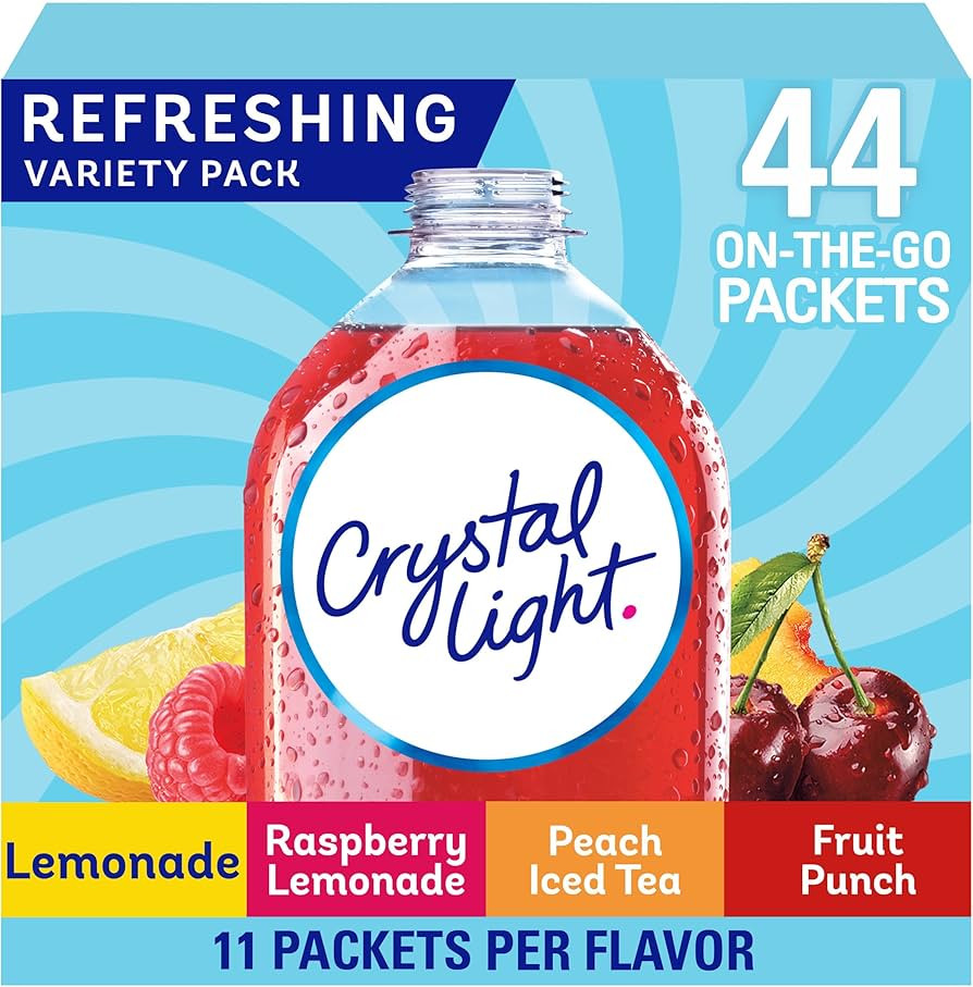 Crystal Light Refreshing Variety Pack, 44 ct. On-the-Go Packets | Amazon (US)