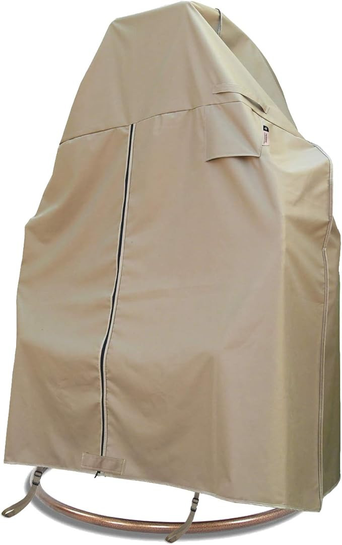 Flexiyard Patio Egg Chair Cover with Adjustable X-Lock System and Zipper, Easy On Easy Off, Heavy... | Amazon (US)