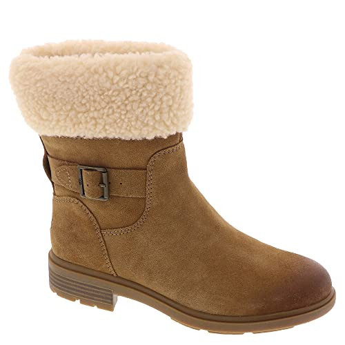 UGG Women's Harrison Cuff Fashion Boot, Chestnut Suede, 5.5 | Amazon (US)