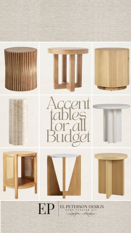 Side tables
End tables
Accent tables

#LTKhome