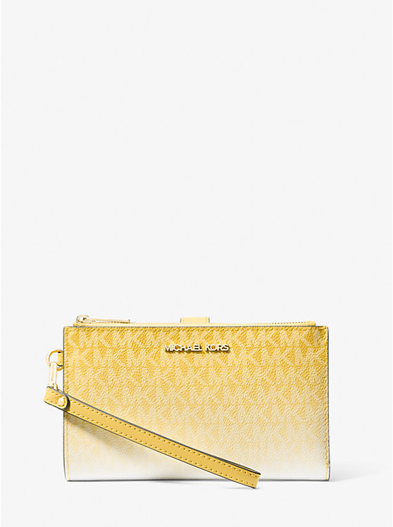 Jet Set Large Ombré Signature Logo Wristlet | Michael Kors US