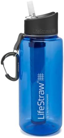 LifeStraw Go Water Filter Bottle, 1L, Blue | Amazon (CA)