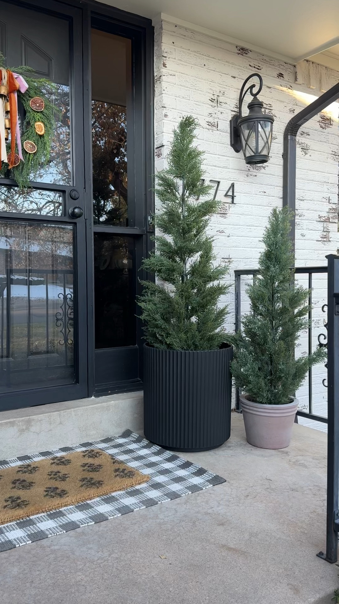 The most realistic looking faux cedar trees for your front porch!! On sale now too!

#LTKHome #LTKSeasonal #LTKSaleAlert