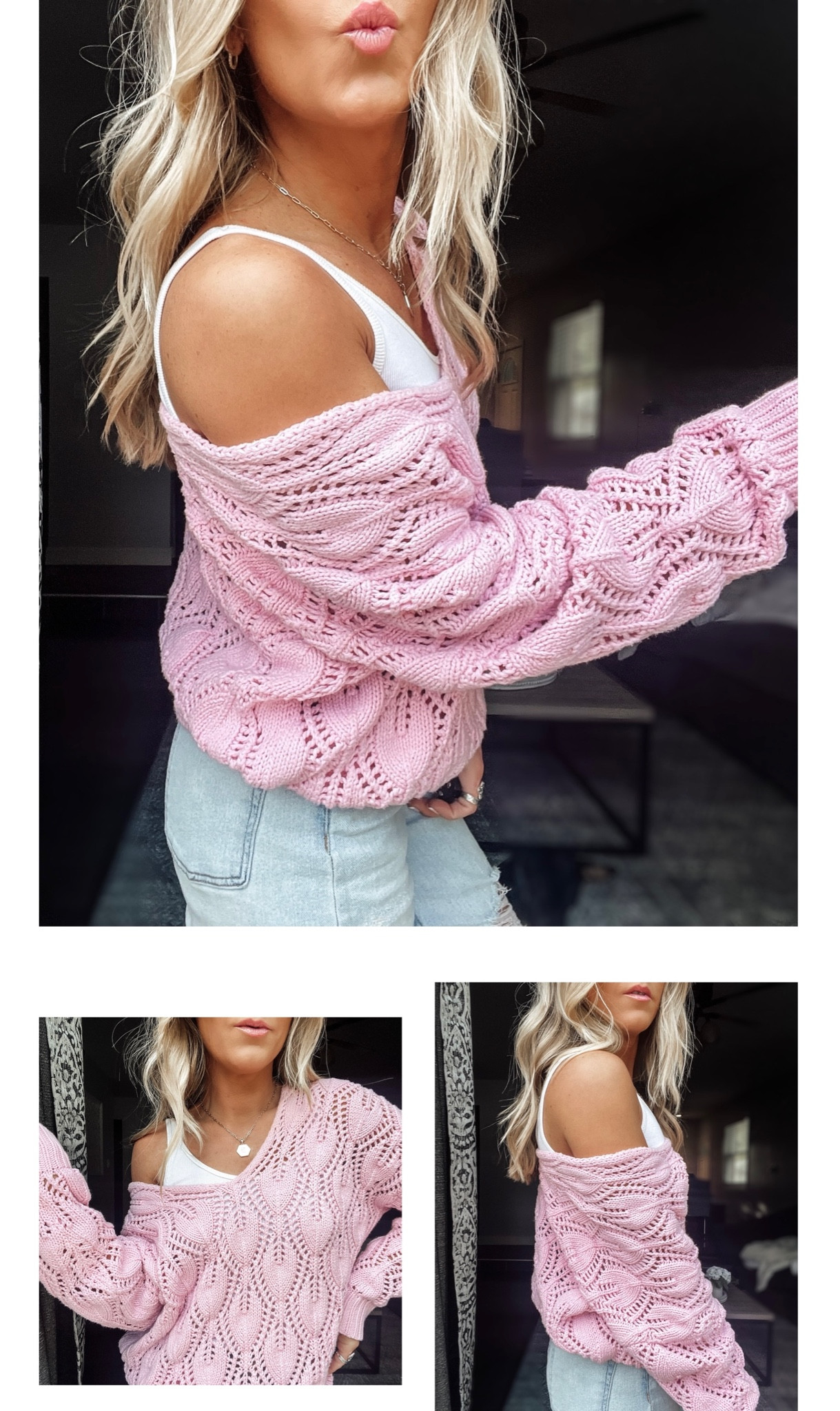 Give me all of the off-the-shoulder sweaters! 🩷
:
AlvaQ Women‘s 2023 Fall Long Sleeve V Neck Crochet Sweater Ribbed Hem
Casual Hollow Out Knitwear Pullover Jumper Tops - Color: Pink (wearing size M for the oversized fit) - $32.99 (10% off w/ clip coupon)
:
:
amazon sweaters, off the shoulder sweater, amazon sweater,
pink sweater, fall sweaters, fall sweater, cute sweater,
fall style, fall fashion, fall outfits

#LTKxPrime #LTKfindsunder50 #LTKstyletip