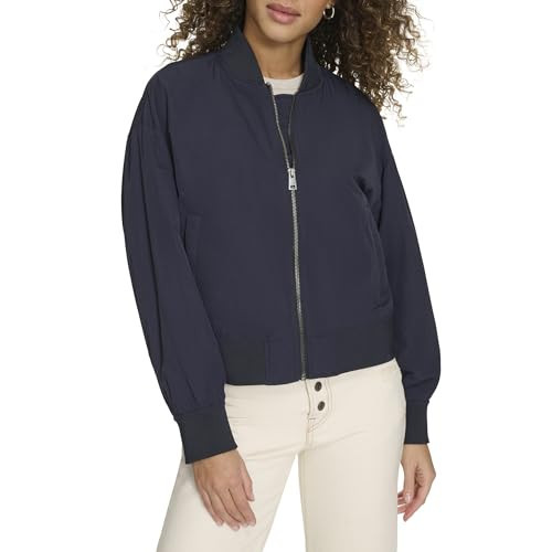 Levi's Women's Lightweight Bomber Jacket, Navy, X-Large | Amazon (US)