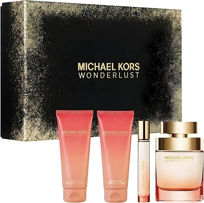 Michael Kors Wonderlust for Women 4 Pieces Gift Set, (3.4 Ounce Eau de Parfum Spray +3.4 Ounce Bo... | Amazon (US)