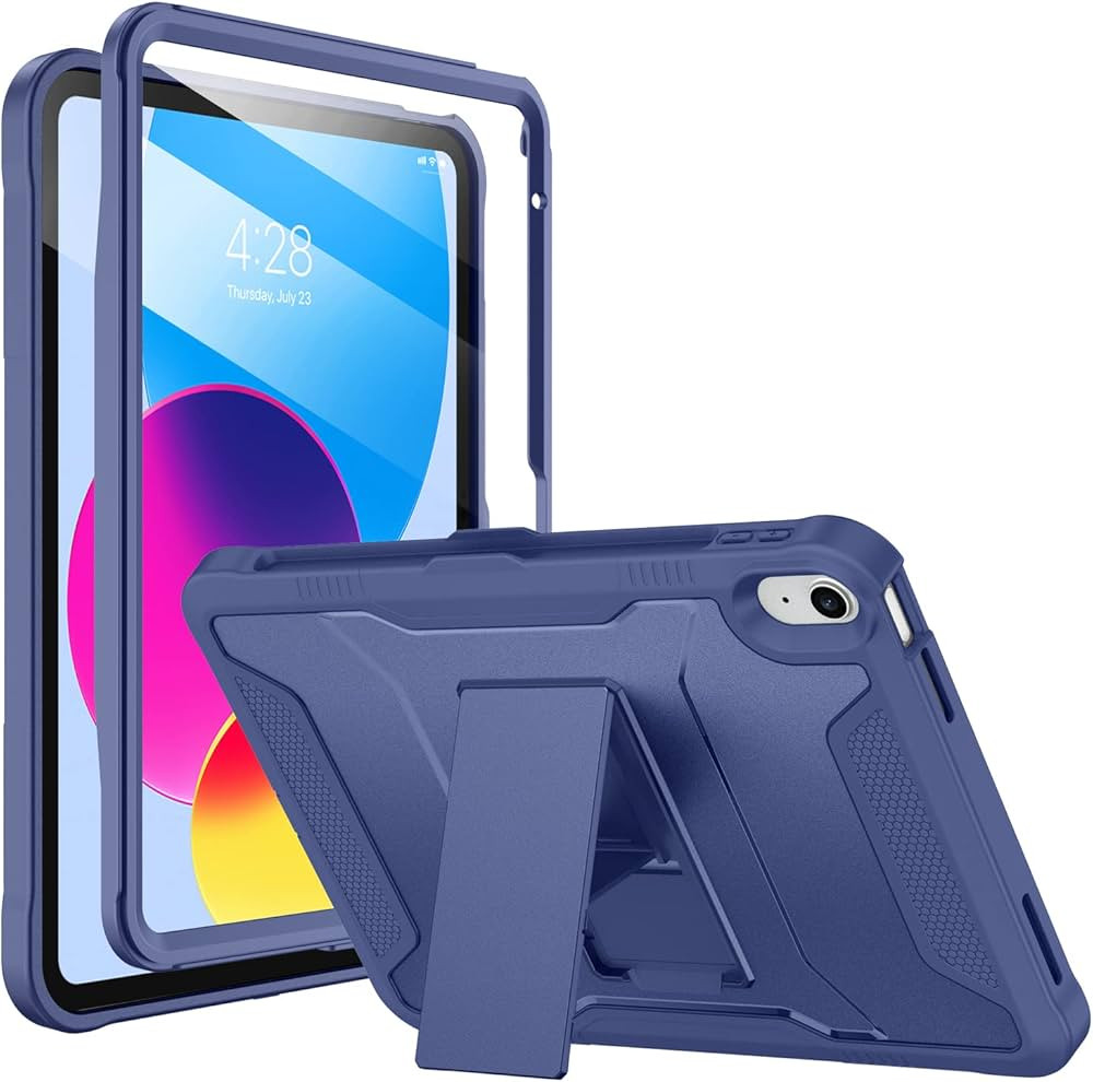 Soke Case for iPad 10th Generation 10.9-inch 2022, with Built-in Screen Protector and Kickstand, ... | Amazon (US)