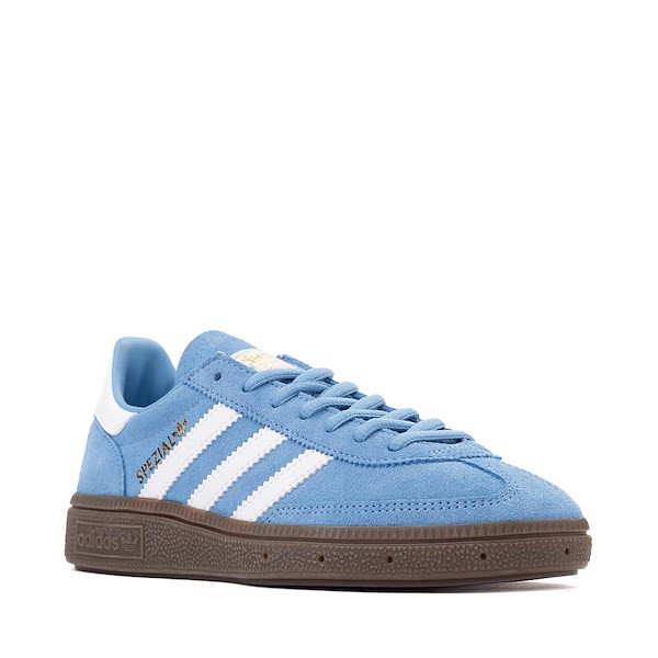 Womens adidas Handball Spezial Athletic Shoe - Light Blue / White / Gum | Journeys
