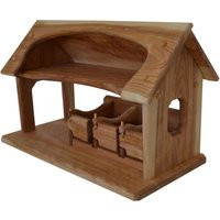 Sunset Natural Wooden Toy Hardwood Stable-Waldorf Stable - Barn-Wooden Barn-Child's Play Barn-Montes | Etsy (US)