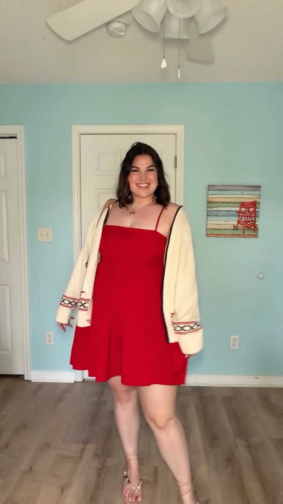 Midsize vacation outfit 🏝️☀️

dress: size large tall
cardigan: size large
sandals: similar*

#LTKootd #LTKSeasonal #LTKMidsize
