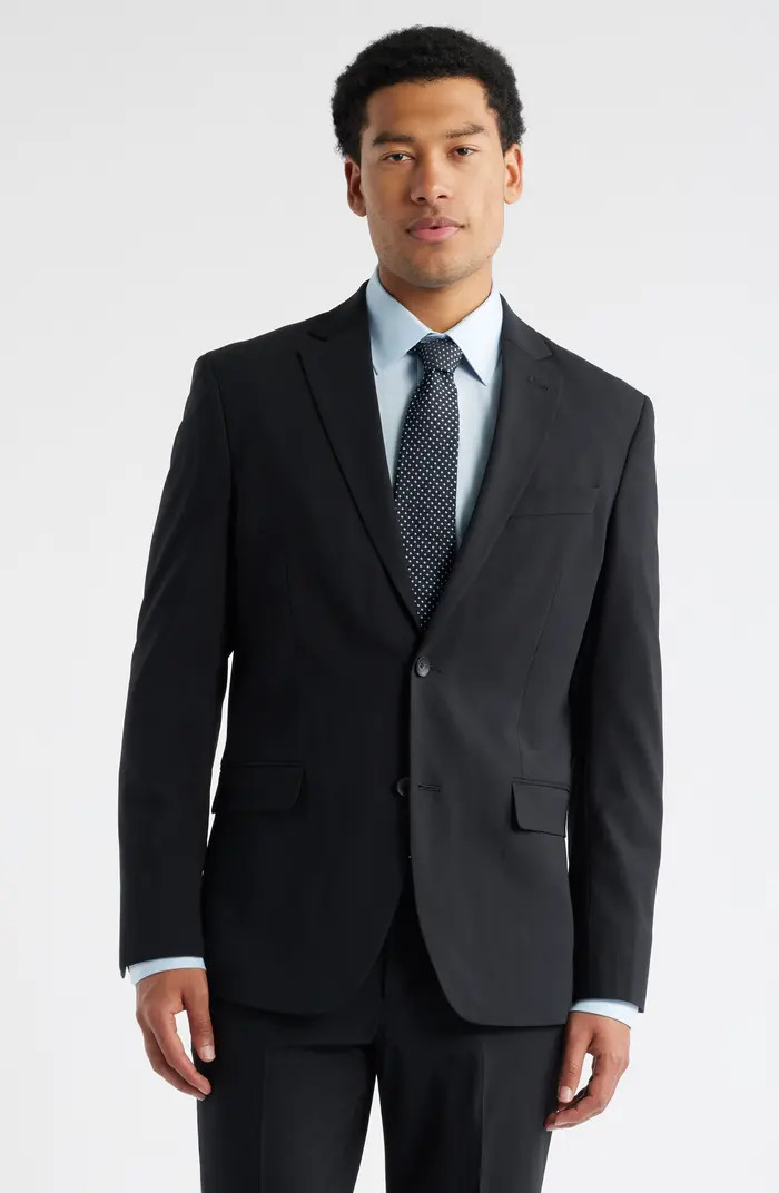 Henrik Trim Fit Solid Stretch Wool Suit Jacket | Nordstrom