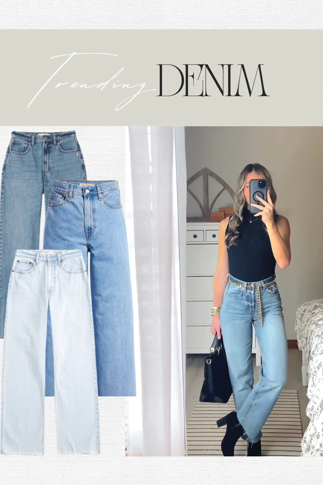 Trending denim 

#LTKWatchNow #LTKU #LTKStyleTip