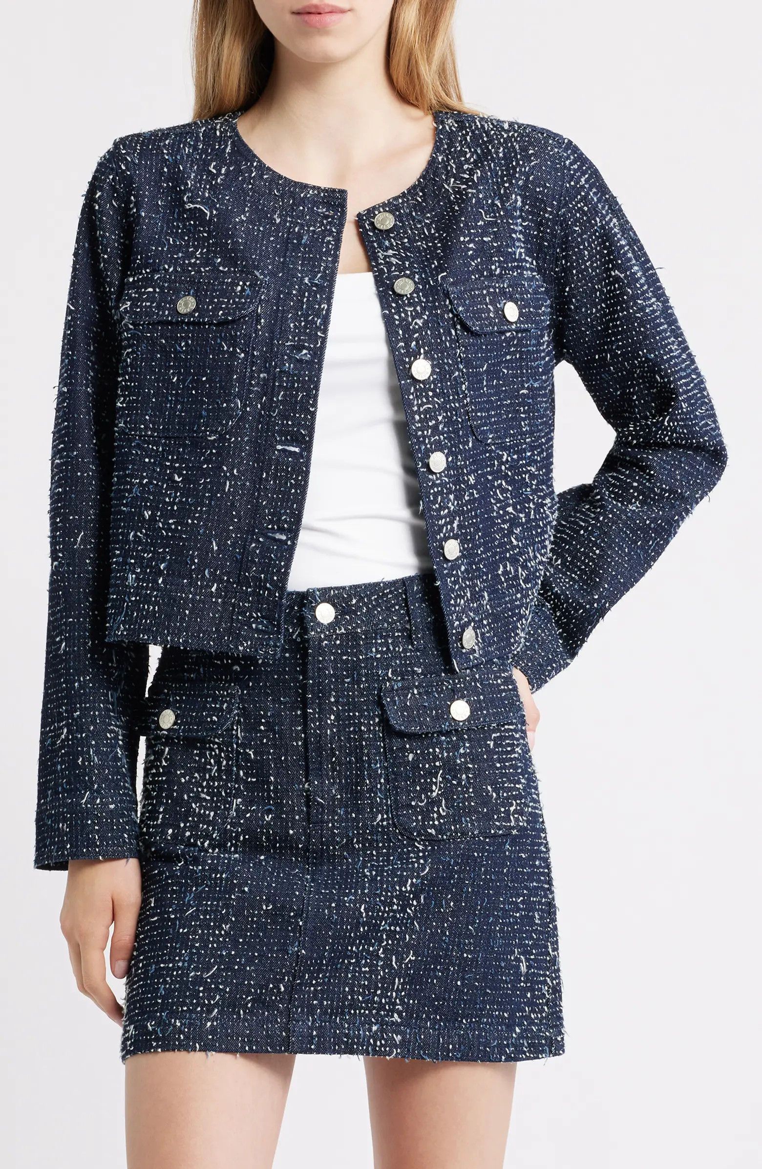 Capistrano Denim Tweed Jacket | Nordstrom