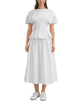 Pinktuck Detail Poplin Top | Bloomingdale's (US)