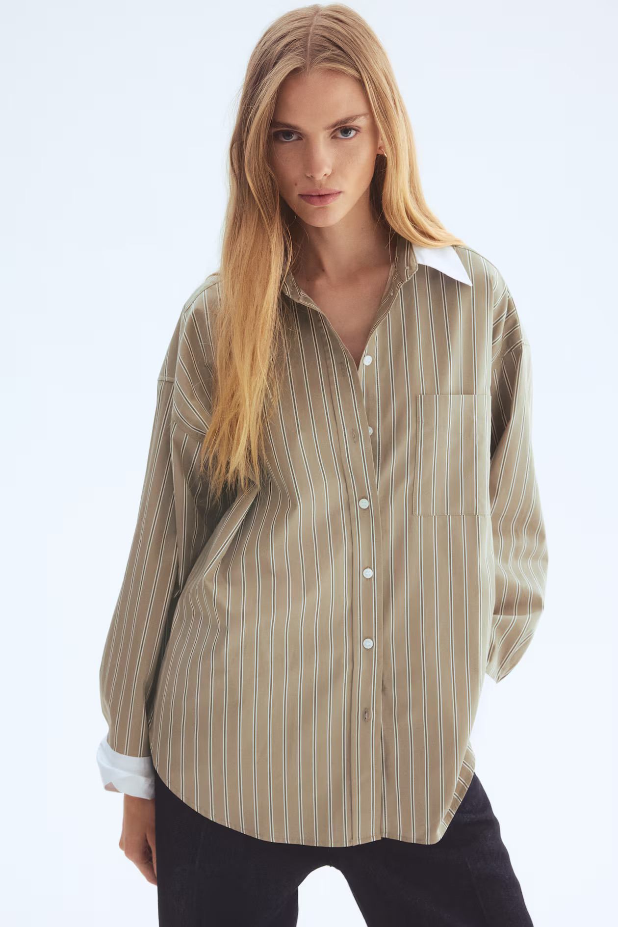 Poplin shirt | H&M (UK, MY, IN, SG, PH, TW, HK)