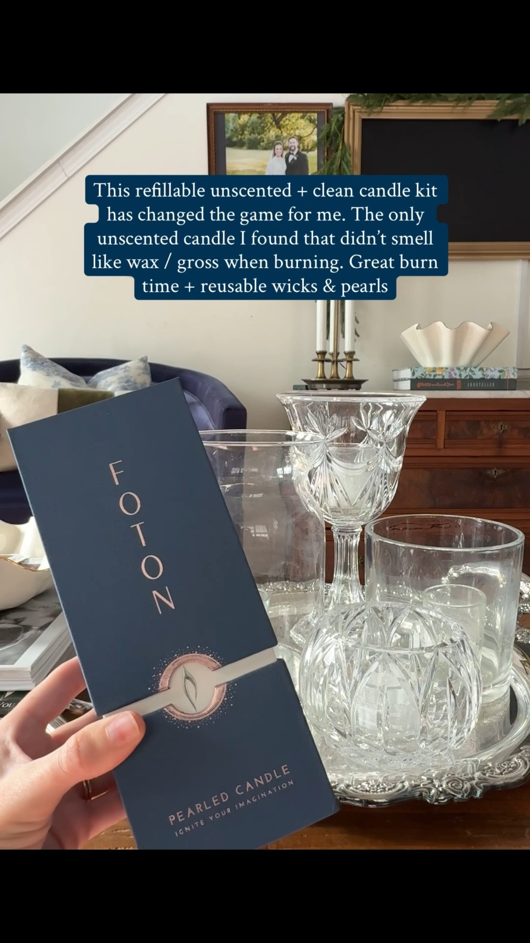 My top home pics from 2025 that I’m continuing into 2026! This nontoxic unscented candle kit is so versatile and the perfect addition to all my hurricane vase dreams￼
Classic home interiors, timeless, home, interiors, unscented candle, clean candles ￼

#LTKHome