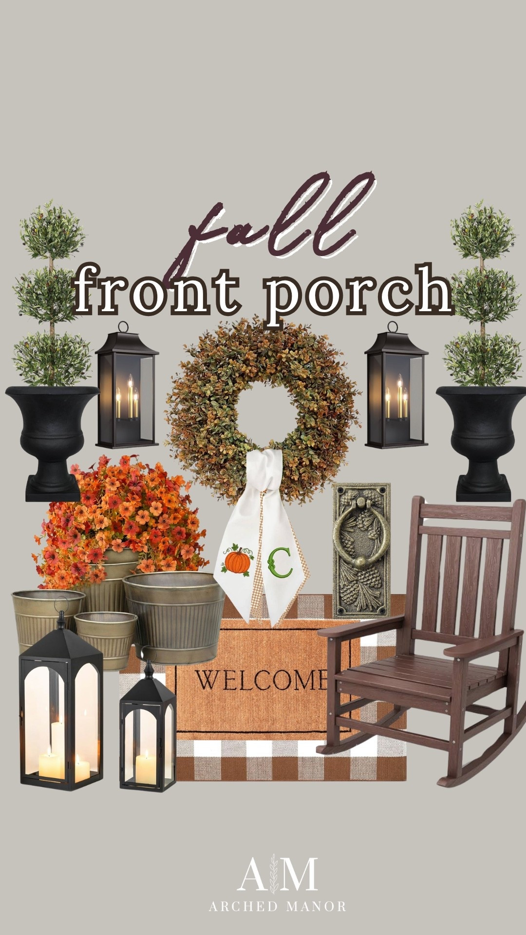 Everything I’m eyeing for a fall front porch! 🍂 and it’s all from Amazon!

#LTKHome #LTKSeasonal