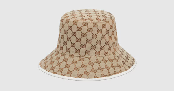 GG canvas and stirrup print reversible hat | Gucci (US)