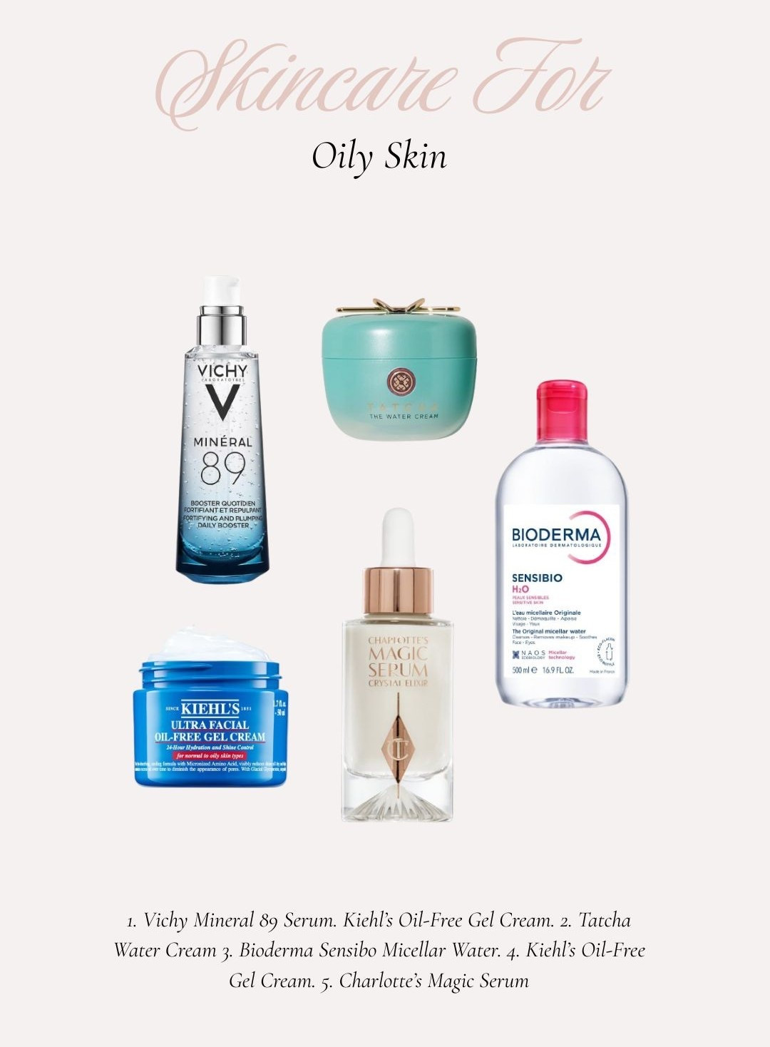 Products I always recommend if you suffer with oily skin 🤍