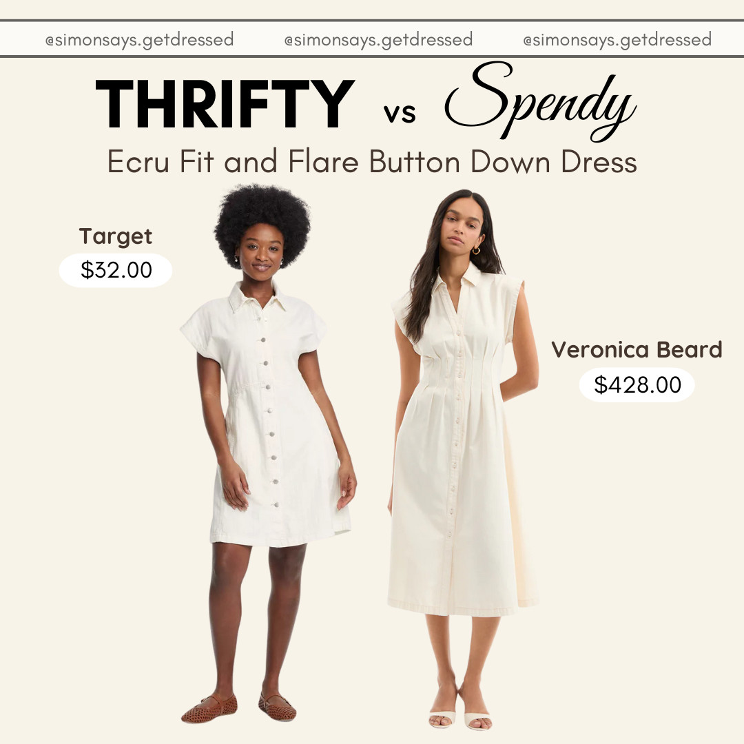 ✨ Thrifty vs Spendy: The Ecru Fit and Flare Button-Down Dress ✨

Which one are you – the savvy shopper or the splurge queen? 😍

This gorgeous Ecru Fit and Flare Button-Down Dress is the perfect blend of style and versatility. Whether you're going for a more budget-friendly option or treating yourself, this dress has you covered.

🔹 Thrifty: Get the same chic look without breaking the bank!
🔹 Spendy: Elevate your wardrobe with a timeless, high-quality piece that lasts.

💃 Tap to Buy Now and style it your way!

#LTKSale #ShopNow #ThriftyFinds #SpendyStyle #DressUp #FashionFinds #LTKUnder50 #Ad 

 #LTKStyleTip #LTKBeauty #LTKWorkwear