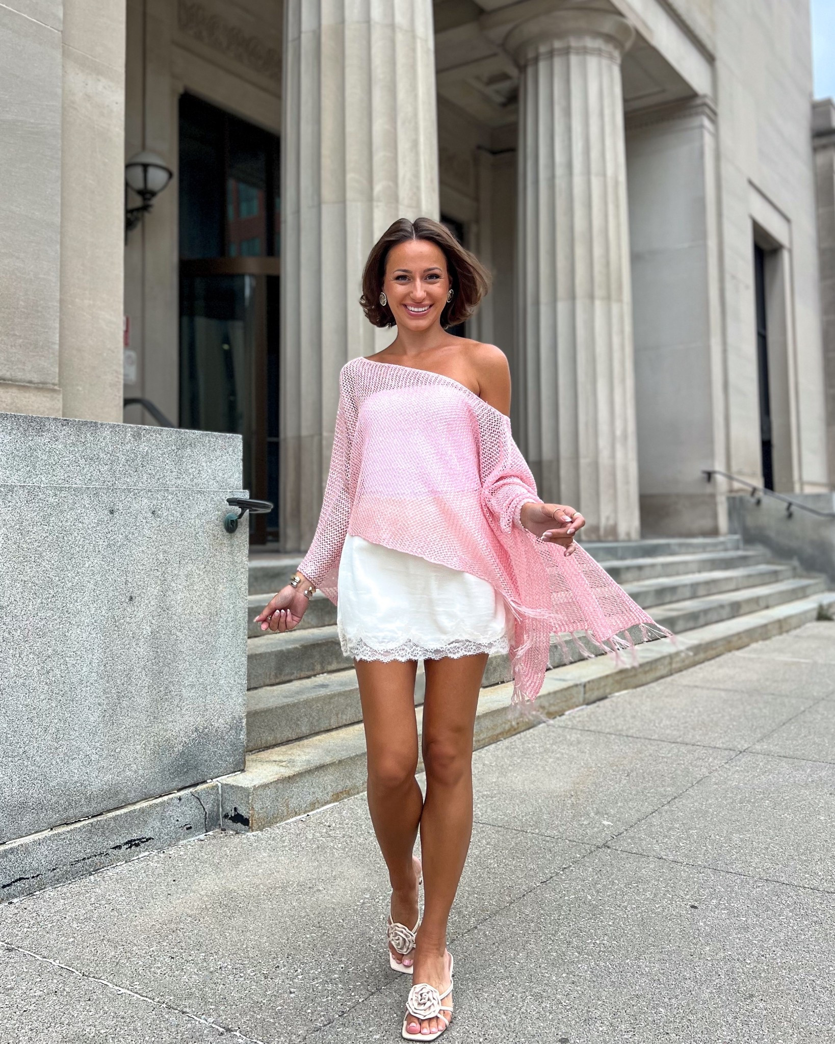 Wearing an xs/s in the poncho
Mini skirt runs big, size down if you’re in between sizes (wearing a xxs)
High rise 90s relaxed jeans run big, size down if you’re in between sizes (wearing a 24 regular and wish I did a 23)

#LTKParties #LTKStyleTip #LTKU