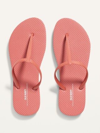 T-Strap Flip-Flops for Women (Partially Plant-Based) | Old Navy (US)