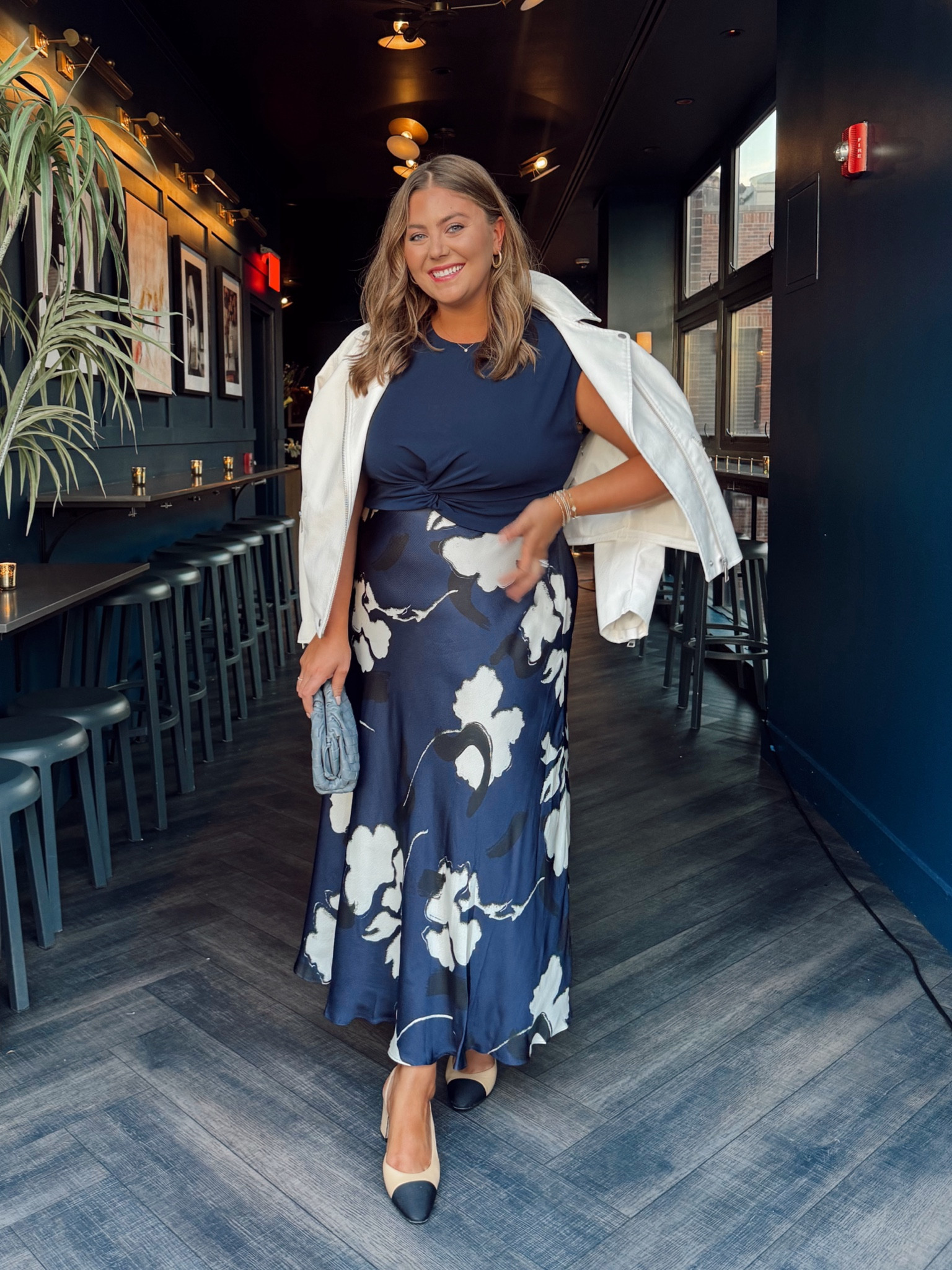 This dress is a splurge, but sharing some amazing similar styles, wearing size 18 (should have gotten 16). Would be a beautiful fall wedding guest dress. Wearing size 1X in moto jacket. 

#LTKWedding #LTKSeasonal #LTKMidsize